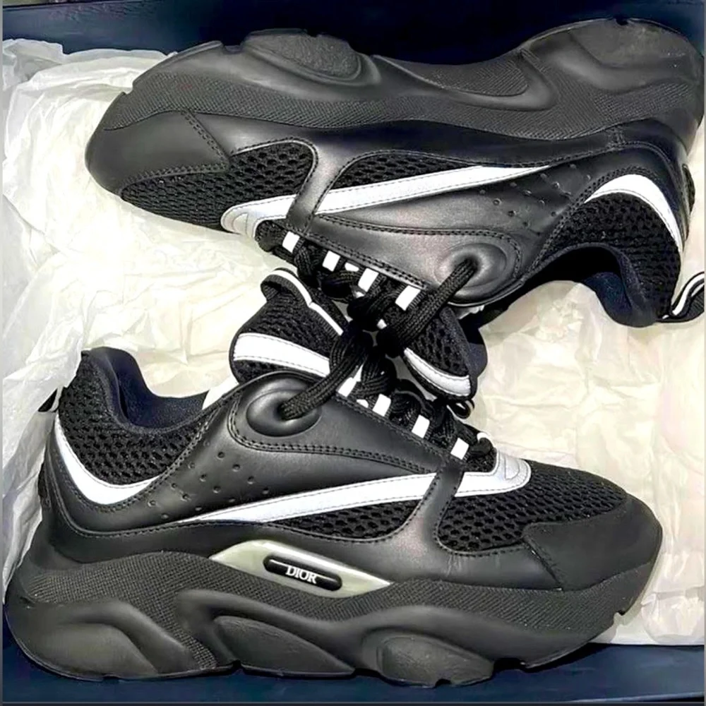 靴 Dior b22 27cm Christian Dior Technical Mesh Calfskin B22 Sneakers | eBay